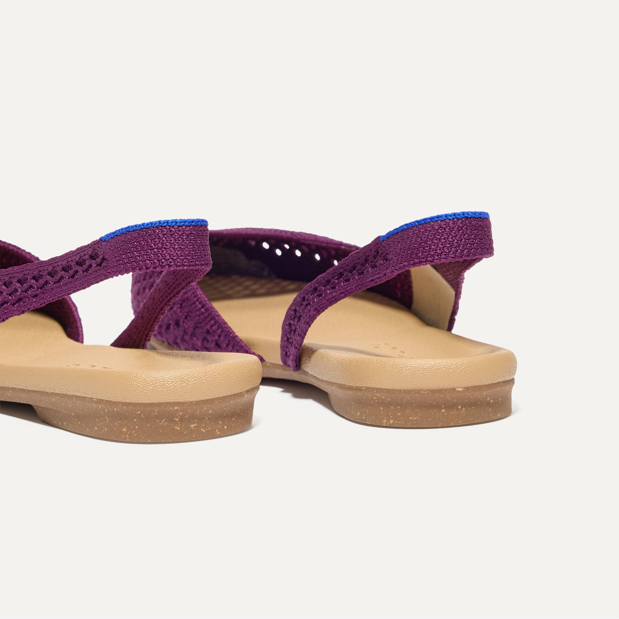 The Almond Slingback - Plum Mesh - Image 6