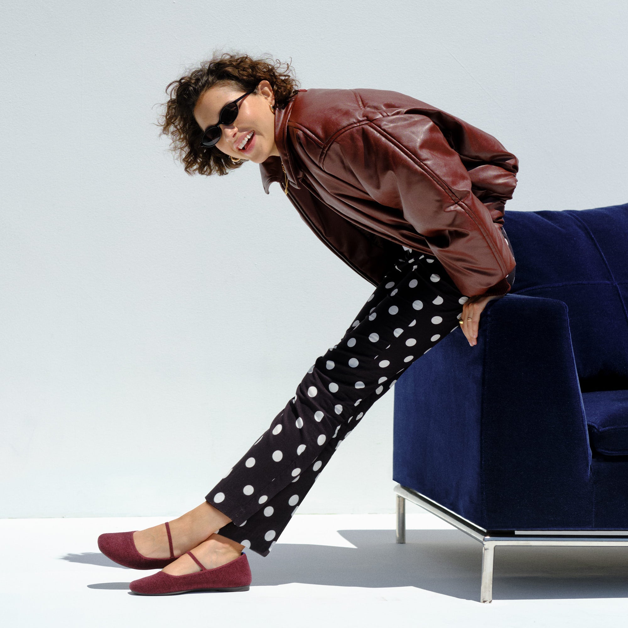 The ReVelvet? Max Square Mary Jane - ReVelvet? Syrah - Image 4